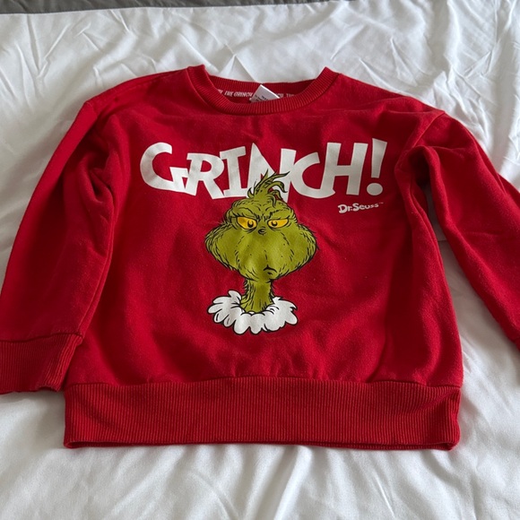 Red Grinch Sweatshirt and Pants Set - Picture 2 of 4